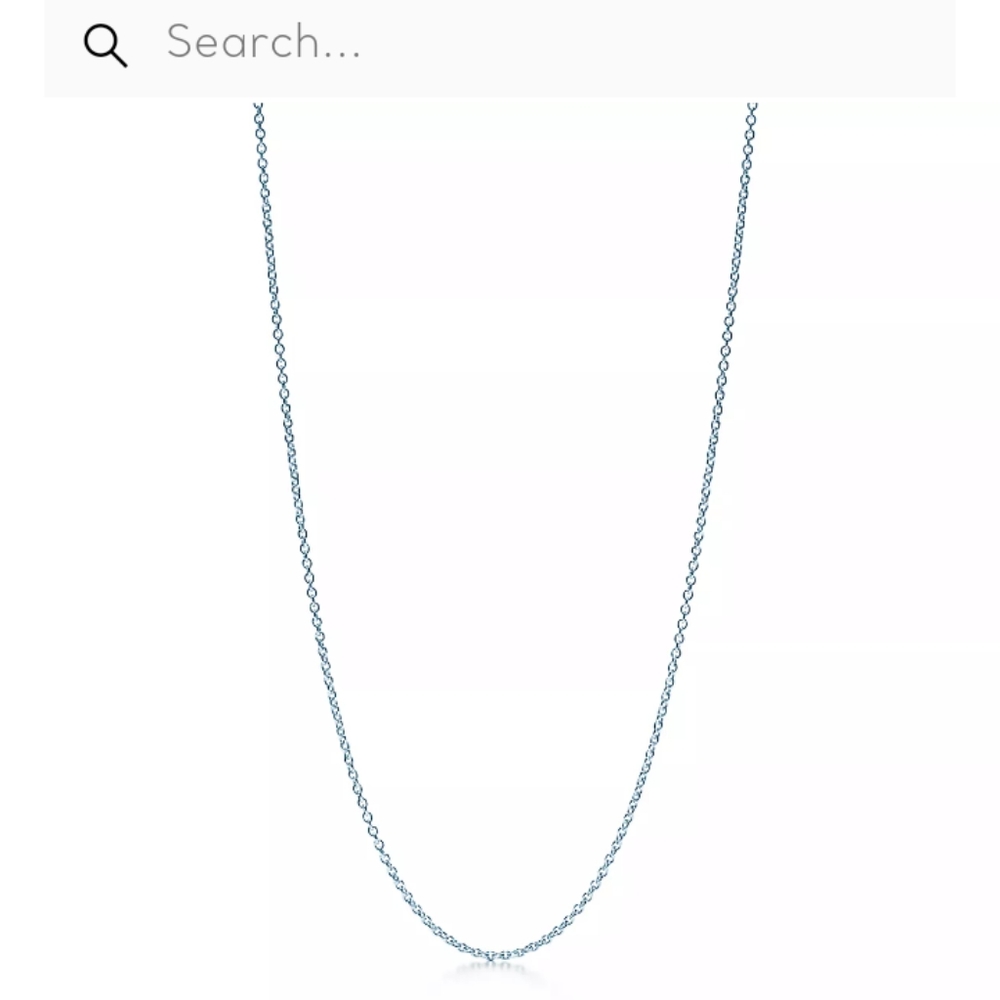 Authentic Tiffany & Company Co. 18" Silver Chain NO Box or Bag